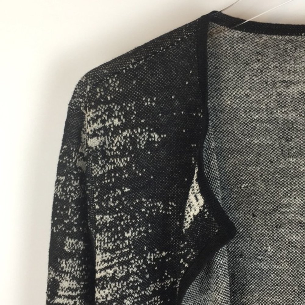 Eileen Fisher Black and White Cardigan - Picture 5 of 9